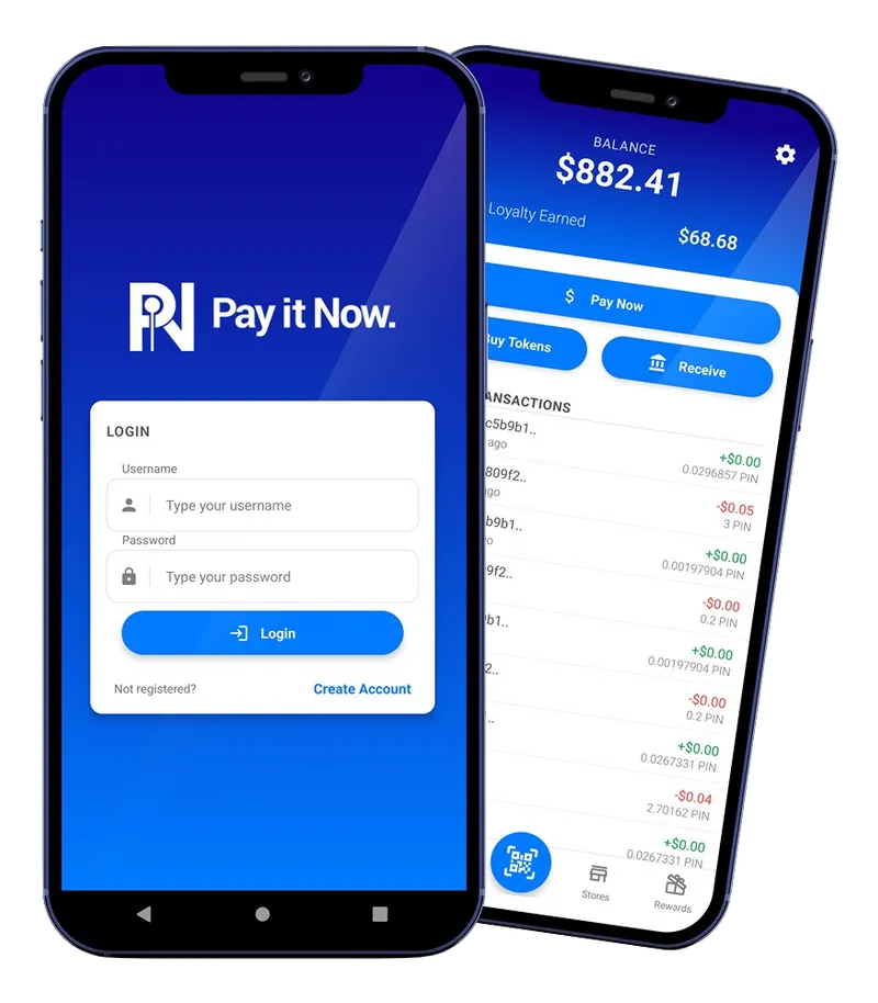 PIN Network App mockup